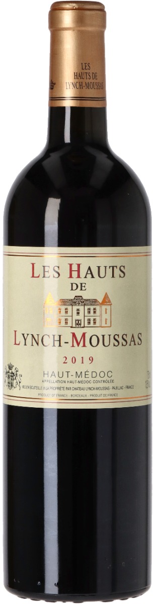 Château Lynch-Moussas ”Les Hauts De Lynch Moussas” Haut-Medoc 2019 wine bottle