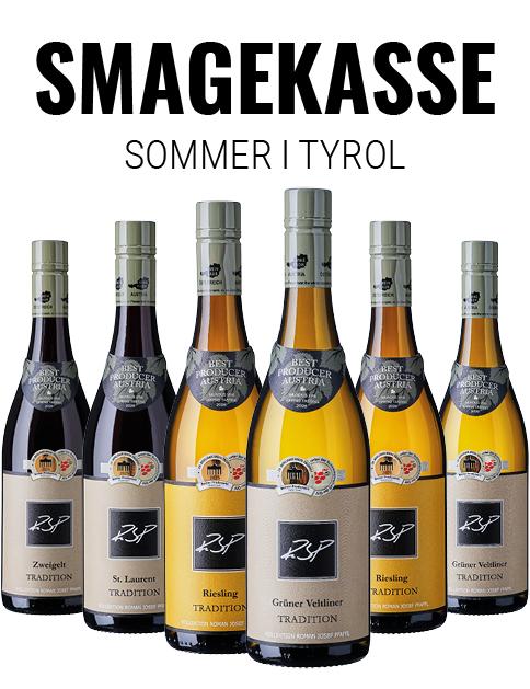 Sommer i Tyrol smagekasse wine bottle