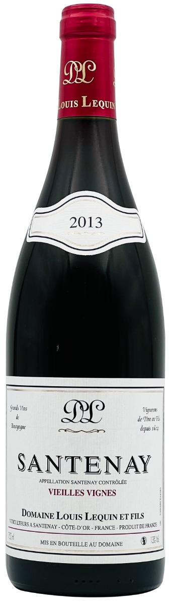 Domaine Louis Lequin et Fils Santenay Vieilles Vignes 2013 wine bottle