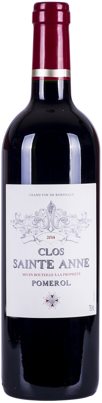 Clos Sainte Anne, Pomerol 2014 i trækasse wine bottle