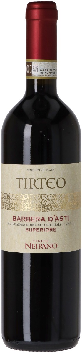 Tenute Neirano Barbera d'Asti Superiore DOCG Tirteo 2023 wine bottle