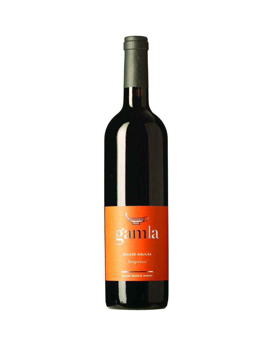 Gamla Sangiovese wine bottle