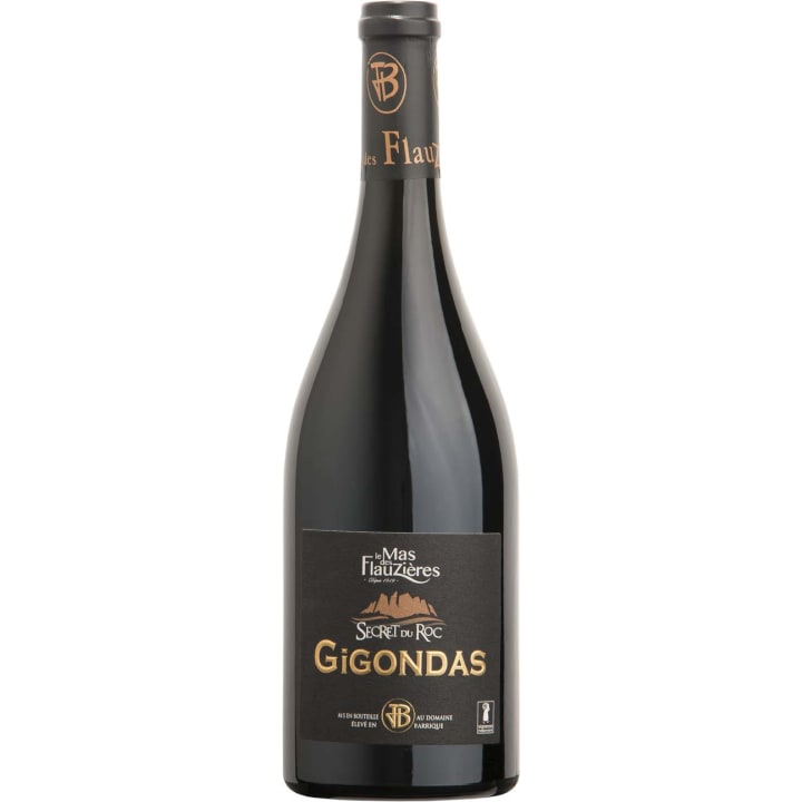 Le Mas Des Flauzieres Gigondas Secret du Roc 2022 wine bottle