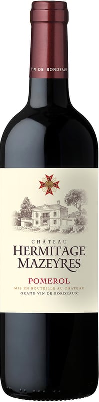 Chateau Hermitage Mazeyres Pomerol 2020 wine bottle