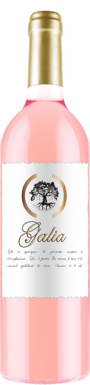 Galia Rosè Vin de France 2020 wine bottle
