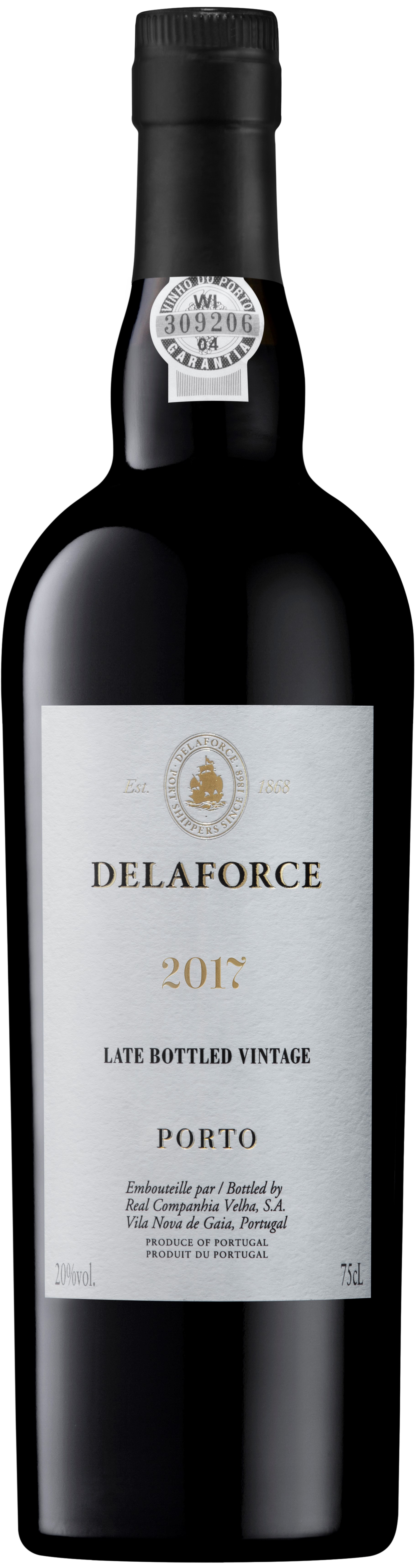 Delaforce LBV 2017 wine bottle