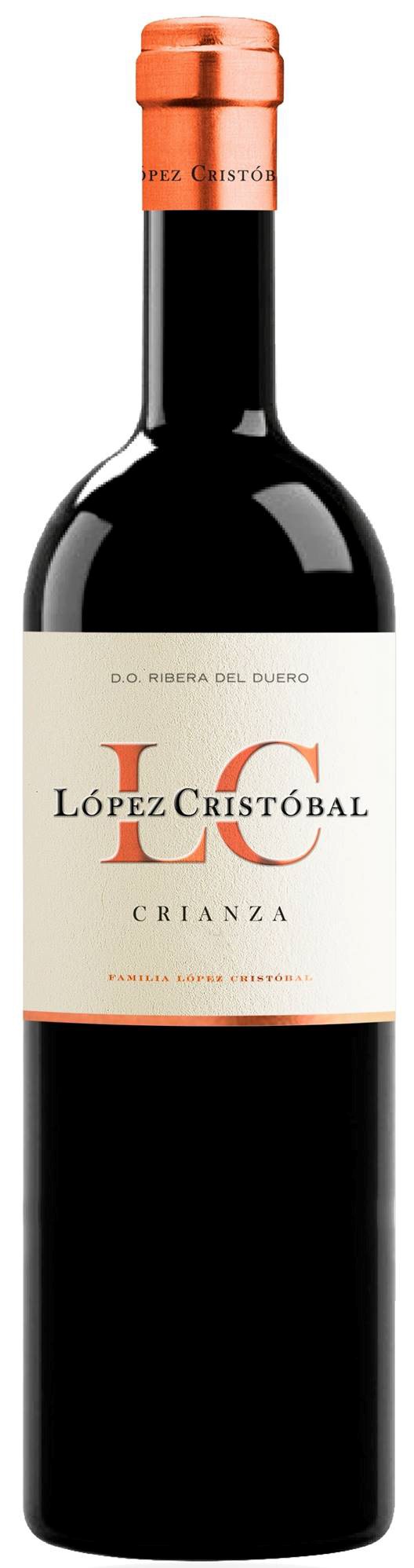 Lopez Cristobal Ribera del Duero Crianza 2018 wine bottle
