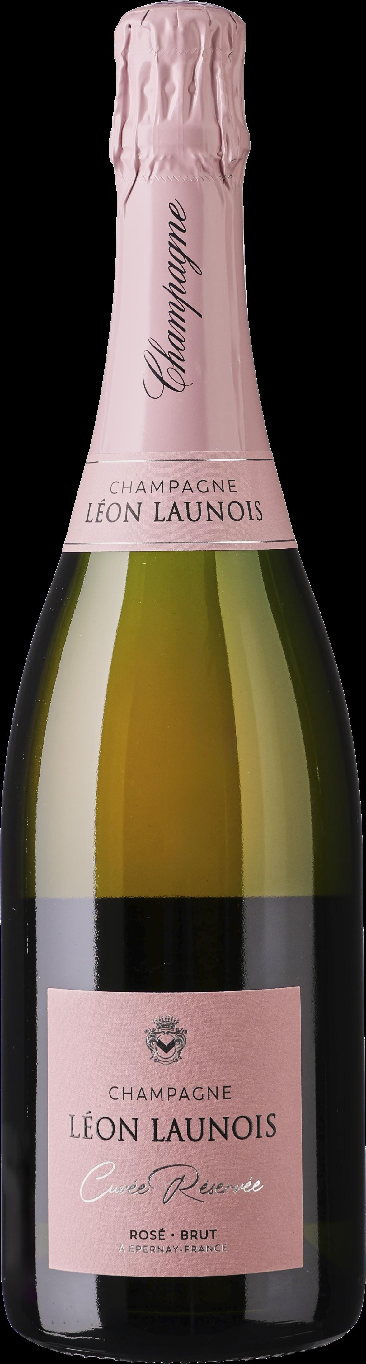 Leon Launois Cuvée Réserve Rosé Brut wine bottle