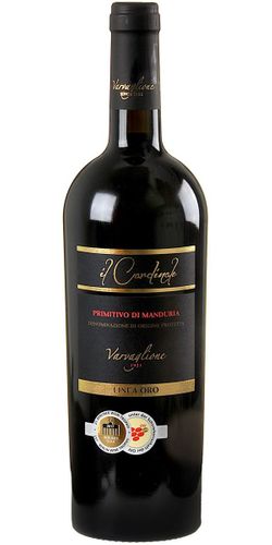 Varvaglione Vigne & Vini, Il Cardinale Linea Oro Primitivo di Manduria 2016 wine bottle