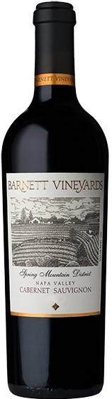 Barnett Vineyards Spring Mountain Cabernet Sauvignon 2017 wine bottle
