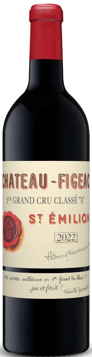 EN PRIMEUR Chateau Figeac Saint-Emilion 1er Grand Cru Classe A 2022 i trækasse wine bottle