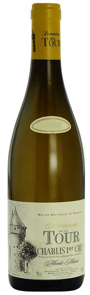 Domaine de la Tour Chablis 1er Cru Monts-Mains 2023 wine bottle