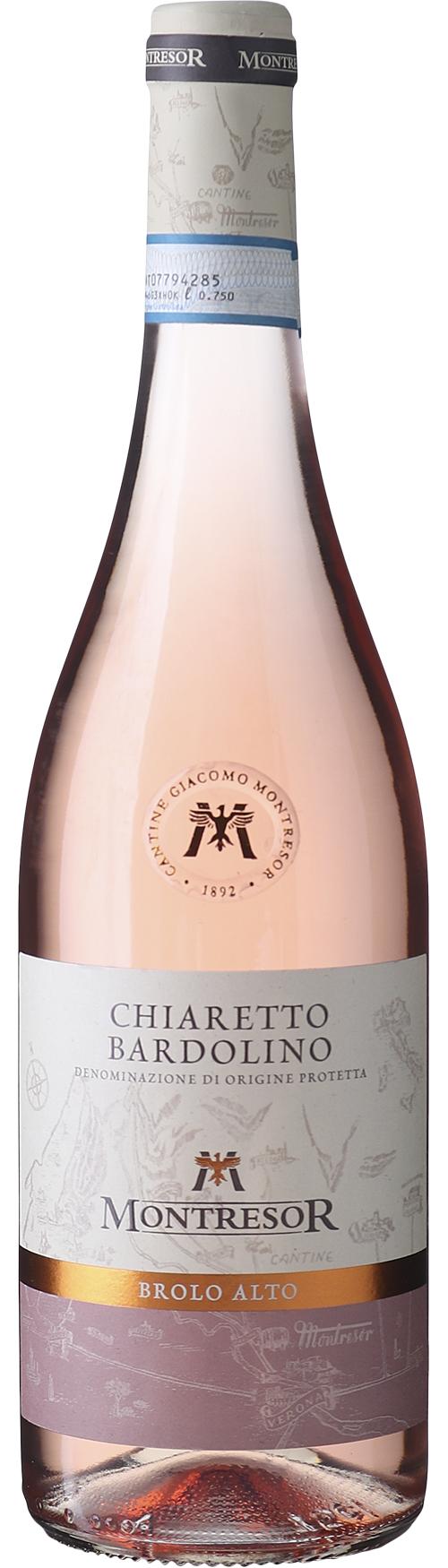 Cantine Montresor Chiaretto Bardolino DOP Brolo Alto wine bottle