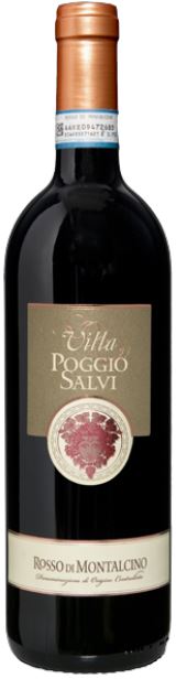 Villa Poggio Salvi Rosso di Montalcino 2018 wine bottle