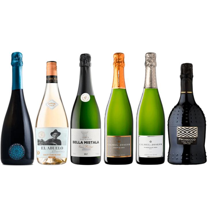 Dry Bubbles wine bottle