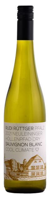 Rudi Rüttger Neuleininger Höllenpfad Sauvignon Blanc Dry Pfalz 2021 wine bottle