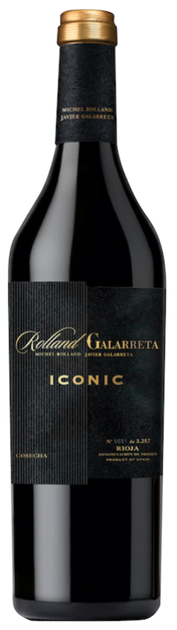 Rolland & Galarreta Rioja Iconic 2016 i trækasse wine bottle