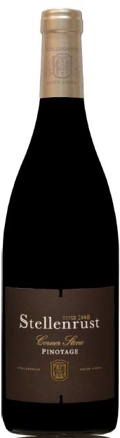 Stellenrust Corner Stone Pinotage 2013 wine bottle
