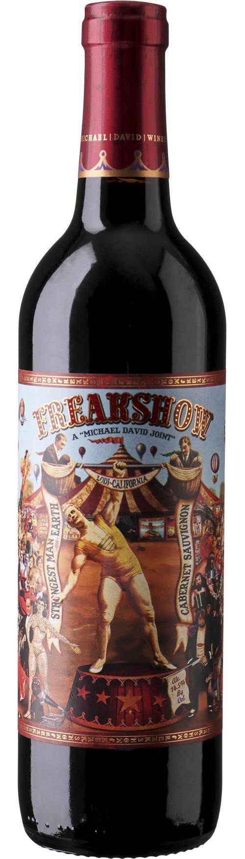 Michael David Winery Freakshow Cabernet Sauvignon wine bottle