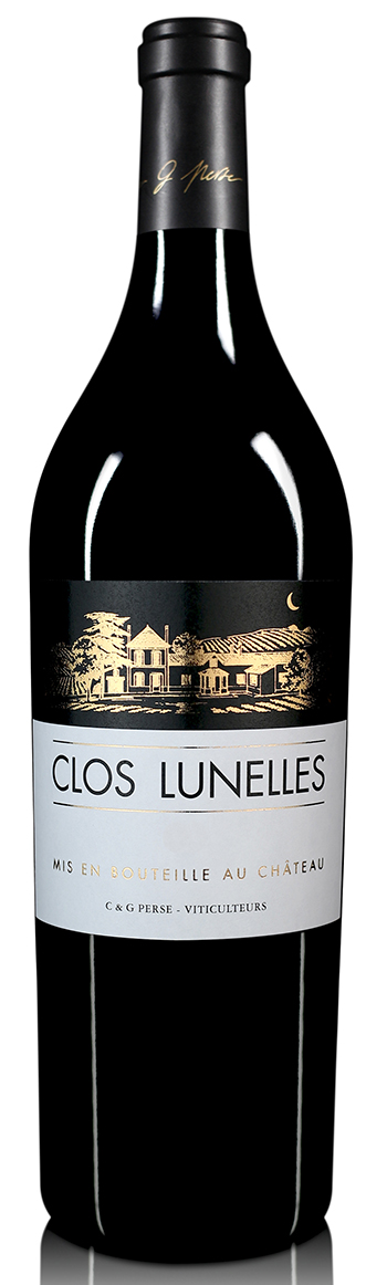 Clos Lunelles Castillon-Côtes de Bordeaux 2020 wine bottle