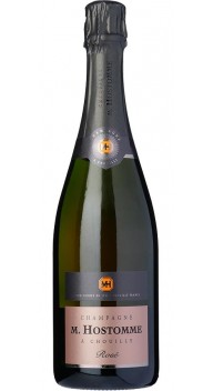 Champagne Rosé wine bottle