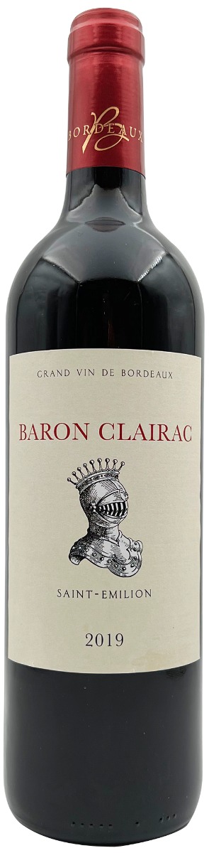 Baron Clairac Saint Émilion Grand Cru 2019 wine bottle