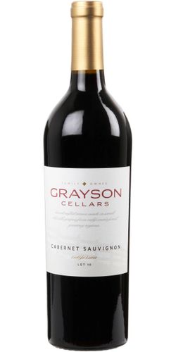 Grayson Cellars, California Cabernet Sauvignon Lot 10 2018 wine bottle