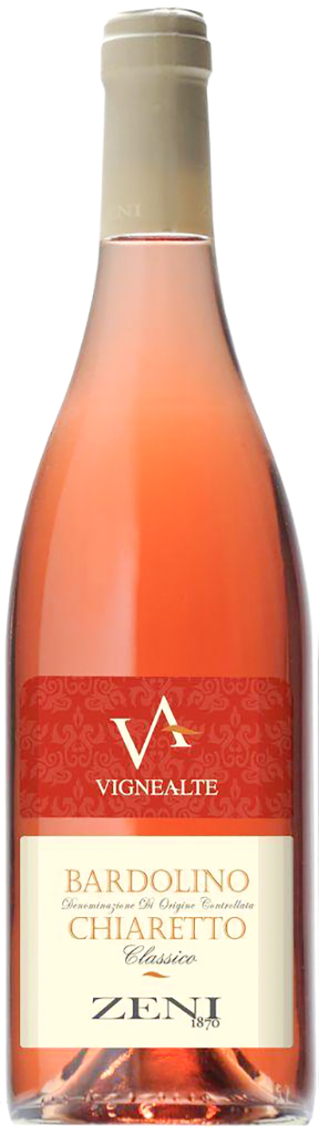 Zeni Bardolino Classico Vigne Alte Chiaretto 2021 wine bottle