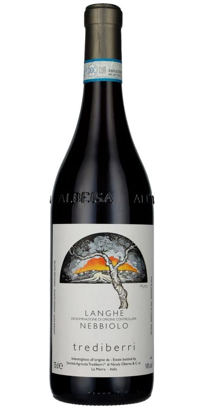 Trediberri, Langhe Nebbiolo 2024 wine bottle