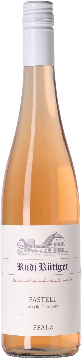 Rudi Rüttger Pastell Rosé trocken Pfalz 2023 wine bottle