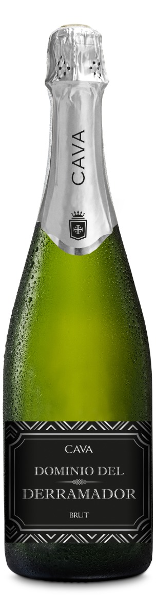 Torre Oria Dominio del Derramador Cava Brut wine bottle