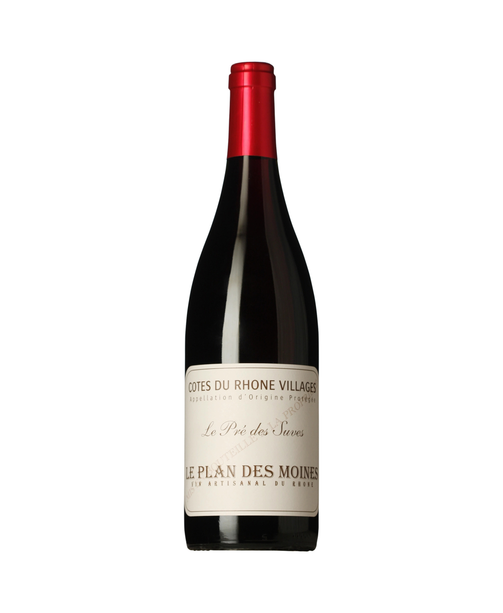 Le Plan Des Moines Côtes du Rhône Villages A.O.P. Le Prè des Suves wine bottle