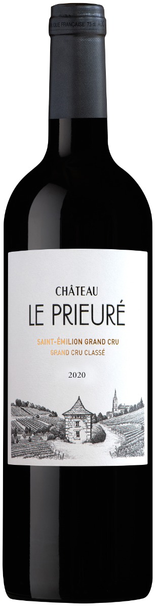 Chateau Le Prieure Saint-Emilion Grand Cru Classe 2020 ØKO i trækasse wine bottle