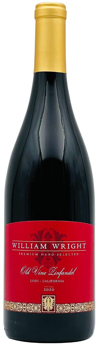 William Wright Old Vine Zinfandel Lodi 2020 wine bottle