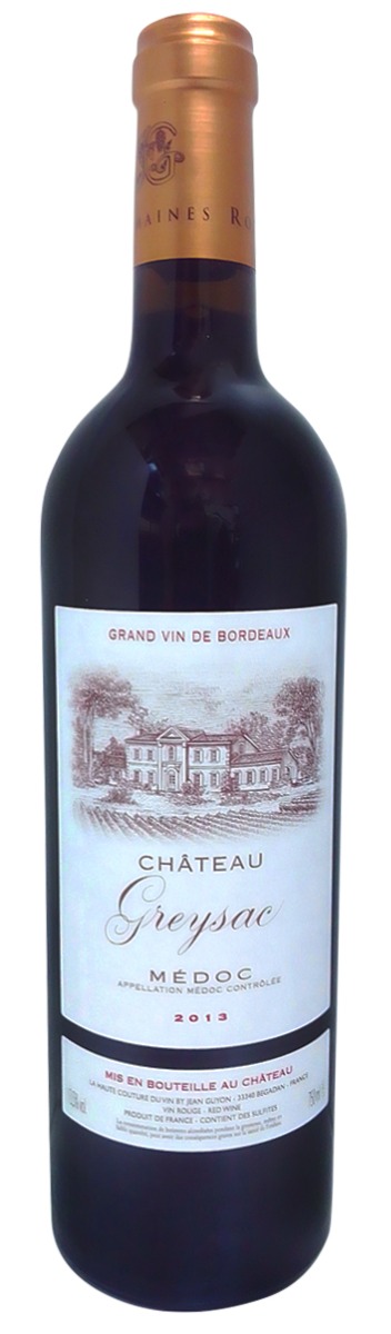 Château Greysac Médoc 2013 wine bottle