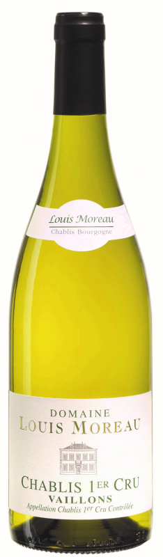 Louis Moreau Chablis 1er Cru Vaillons 2019 wine bottle