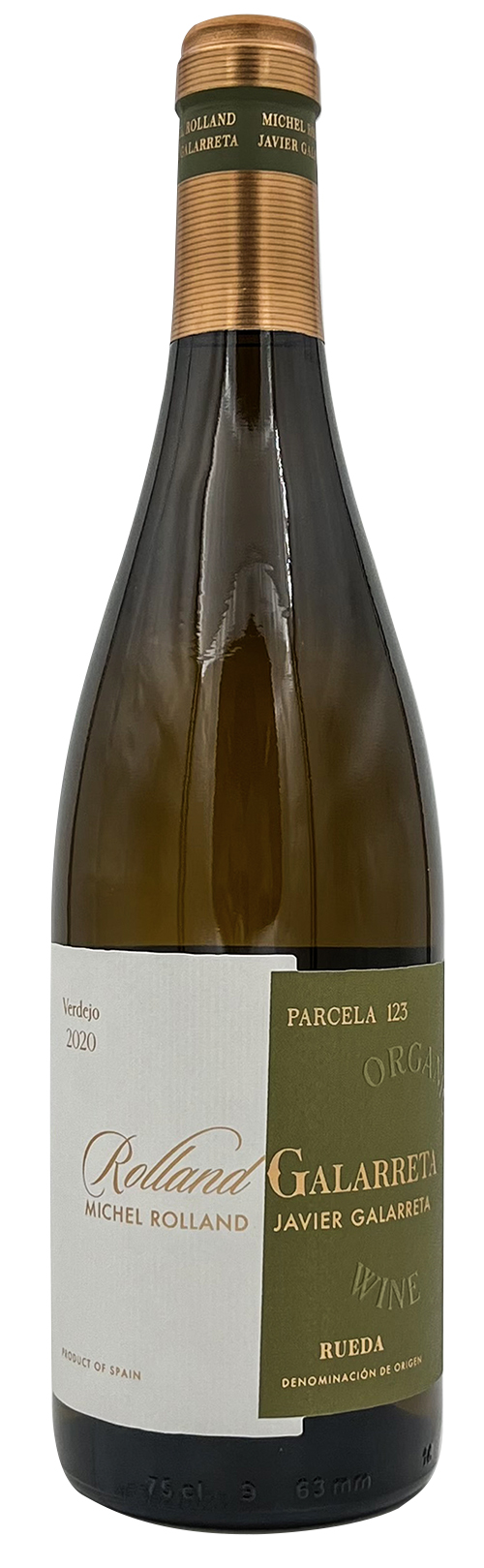 Rolland & Galarreta Rueda Verdejo Organic 2020 ØKO Parcela 123 wine bottle