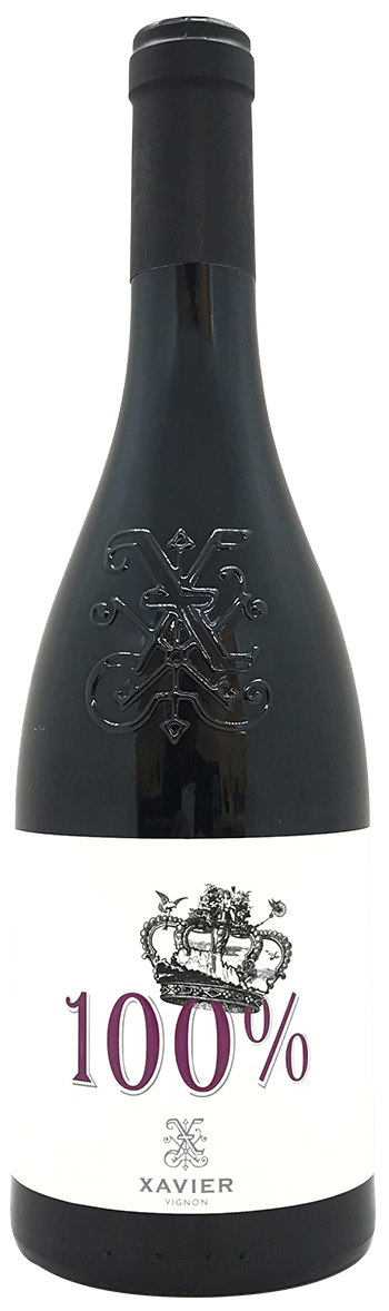 Xavier Cotes du Rhone 100% 2017 wine bottle
