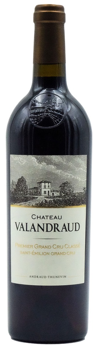 Chateau Valandraud Saint-Emilion 1er Grand Cru Classé B 2020 i trækasse wine bottle
