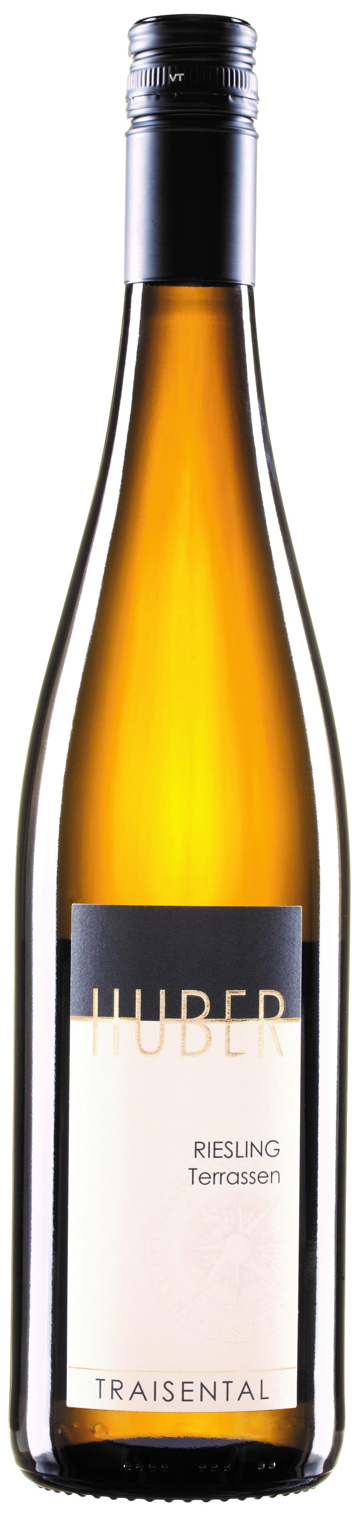 Huber Riesling Terrassen 2020 Organic wine bottle