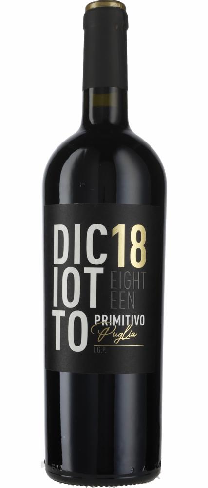 2021 Primitivo Puglia Nero Gradi 18%  wine bottle