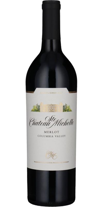 Chateau Ste Michelle, Merlot 2019 wine bottle