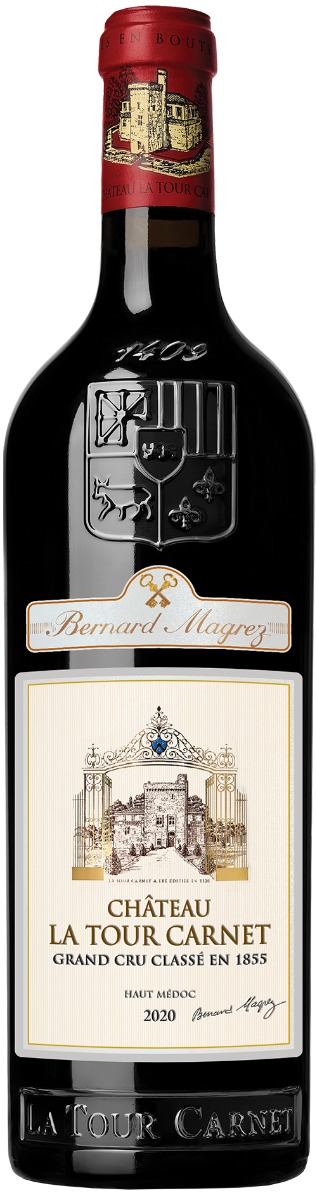 Château La Tour Carnet Haut-Medoc 4. Cru Classé 2020 i 6 stk. trækasse wine bottle