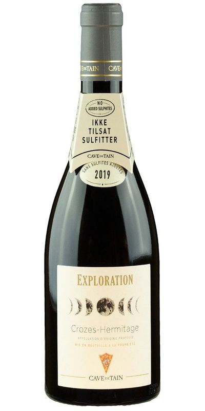 Cave de Tain, Crozes-Hermitage Rouge 2021 Sans Sulfite wine bottle