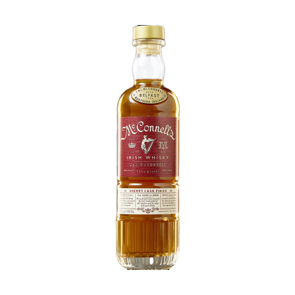 McConnell's Sherry Cask Finish Irish Whisky wine bottle