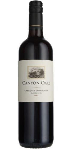 Canyon Oaks Cabernet Sauvignon 2021 wine bottle