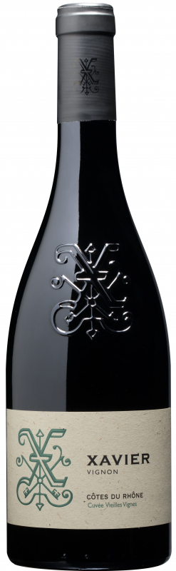 Xavier Côtes du Rhône Cuvée Vieilles Vignes BIO 2020 wine bottle