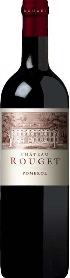Chateau Rouget Pomerol 2020 i trækasse wine bottle