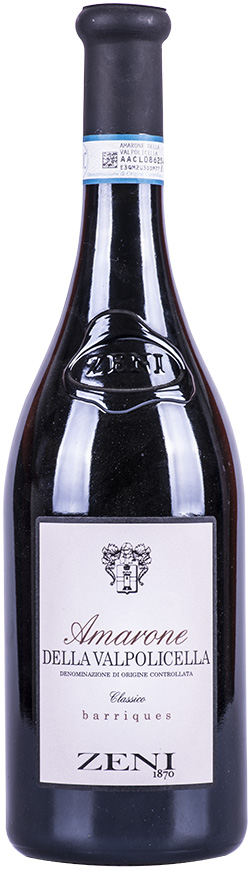 Zeni Amarone della Valpolicella Classico Barriques 2015 wine bottle
