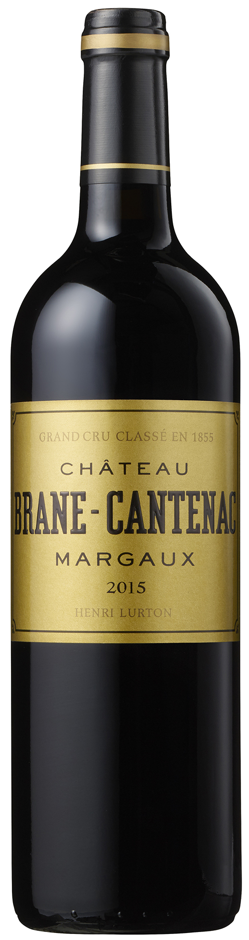 Chateau Brane-Cantenac Margaux 2. Cru Classé 2015 i trækasse wine bottle